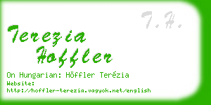 terezia hoffler business card